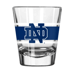 Notre Dame Fighting Irish 2oz Stripe Shot Glass