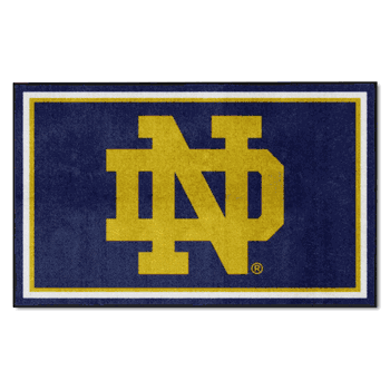 Notre Dame Fighting Irish 4ft. x 6ft. Plush Area Rug