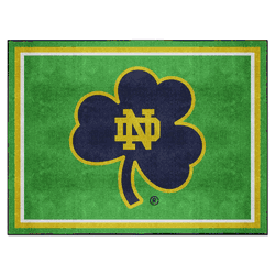 Notre Dame Fighting Irish 8ft. x 10 ft. Plush Area Rug, Clover Logo