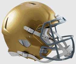 Notre Dame Fighting Irish  Authentic Speed Full Size Football Helmet
