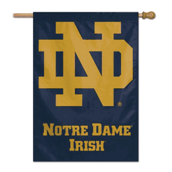 Notre Dame Fighting Irish Banner 28x40 Vertical