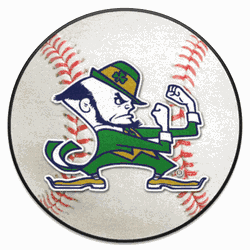 Notre Dame Fighting Irish Baseball Rug - 27in. Diameter, Leprechaun