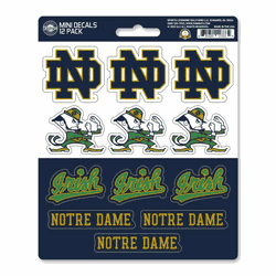 Notre Dame Fighting Irish Fighting Irish 12 Count Mini Decal Sticker Pack