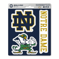 Notre Dame Fighting Irish Fighting Irish 3 Piece Decal Sticker Set