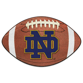 Notre Dame Fighting Irish Football Rug - 20.5in. x 32.5in.