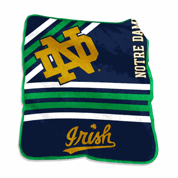 Notre Dame Fighting Irish Raschel Throw