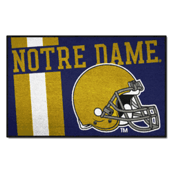 Notre Dame Fighting Irish Starter Mat Accent Rug - 19in. x 30in., Unifrom Design