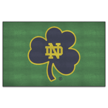 Notre Dame Fighting Irish Ulti-Mat Rug, Clover Logo - 5ft. x 8ft.