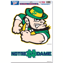 Notre Dame Fighting Irish Ultra Decal 11in x 17in