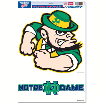 Notre Dame Fighting Irish Ultra Decal 11in x 17in