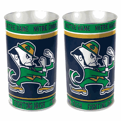 Notre Dame Fighting Irish Wastebasket 15 Inch