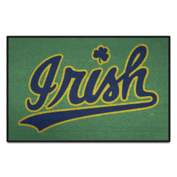 Notre Dame Starter Mat Accent Rug - 19in. x 30in. Slogan Design