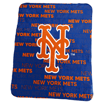 NY Mets Classic Fleece Throw