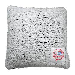 NY Yankees Frosty Throw Pillow