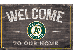 Oakland Athletics 11x19 Welcome to our Home Sign