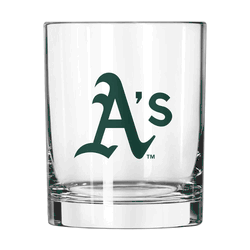 Oakland Athletics 14oz Gameday Rocks Glass