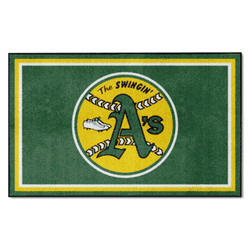 Oakland Athletics 4ft. x 6ft. Plush Area Rug1981