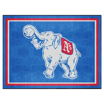 Oakland Athletics 8ft. x 10 ft. Plush Area Rug - Retro Collection