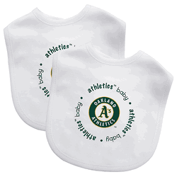 Oakland Athletics Baby Bibs 2-Pack