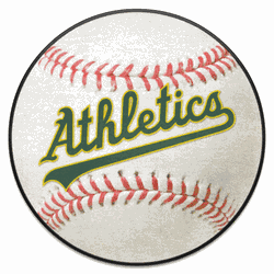 Oakland Athletics Baseball Rug - 27in. Diameter2000