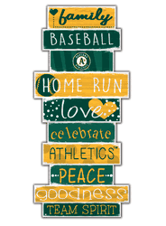 Oakland Athletics Celebrations Stack 24" Sign