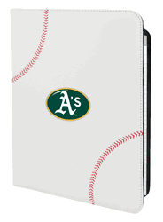 Oakland Athletics Classic Baseball Portfolio - 8.5 in x 11 in