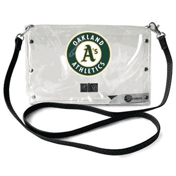 Oakland Athletics Clear Envelope Purse STRAP