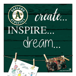 Oakland Athletics Create, Inspire, Dream Sign