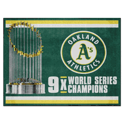 Oakland Athletics Dynasty 8ft. x 10 ft. Plush Area Rug