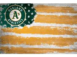 Oakland Athletics Flag 17x26