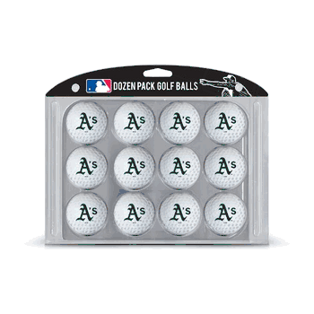 Oakland Athletics Golf Balls Pack of 12