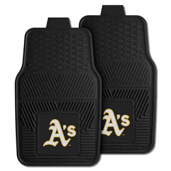 Oakland Athletics Heavy Duty Car Mat Set - 2 Pieces
