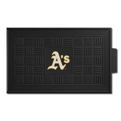 Oakland Athletics Heavy Duty Vinyl Medallion Door Mat - 19.5in. x 31in.