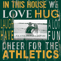 Oakland Athletics In this House 10x10 Frame