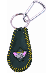 Oakland Athletics Keychain Team Color Baseball Mascot