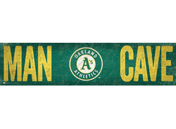 Oakland Athletics Man Cave 6x24 Sign