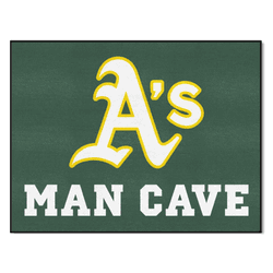 Oakland Athletics Man Cave All-Star Rug - 34 in. x 42.5 in.
