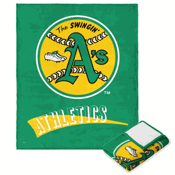 Oakland Athletics MLB CC Throwback Silk Touch Throw Blanket