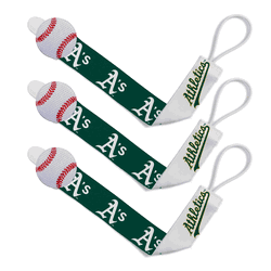 Oakland Athletics Pacifier Clips