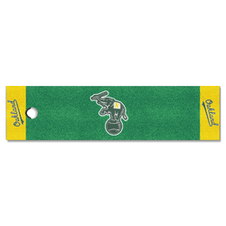Oakland Athletics Putting Green Mat - 1.5ft. x 6ft.