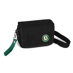 Oakland Athletics Ribbon Waist Pack Purse Dark Green