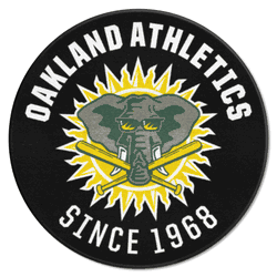 Oakland Athletics Roundel Rug - 27in. Diameter2000
