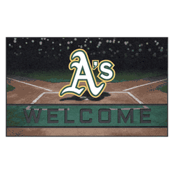 Oakland Athletics Rubber Door Mat - 18in. x 30in.