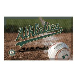 Oakland Athletics Rubber Scraper Door Mat