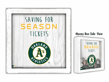 Oakland Athletics Saving for Tickets Money Box