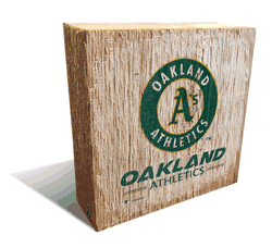 Oakland Athletics Team Logo Block 6X6