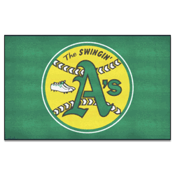 Oakland Athletics Ulti-Mat Rug - 5ft. x 8ft. - Retro Collection