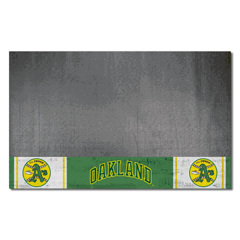 Oakland Athletics Vinyl Grill Mat - 26in. x 42in.1981