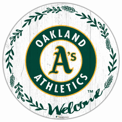 Oakland Athletics Welcome 12in Circle
