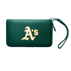Oakland Athletics Zip Organizer Wallet Pebble Green